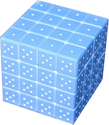 Speed Cube 3x3x3 3D Relief Effekt Braille Magic Cube Puzzle, Puzzles speziell für Blinde,3 von OSXXLAMZ