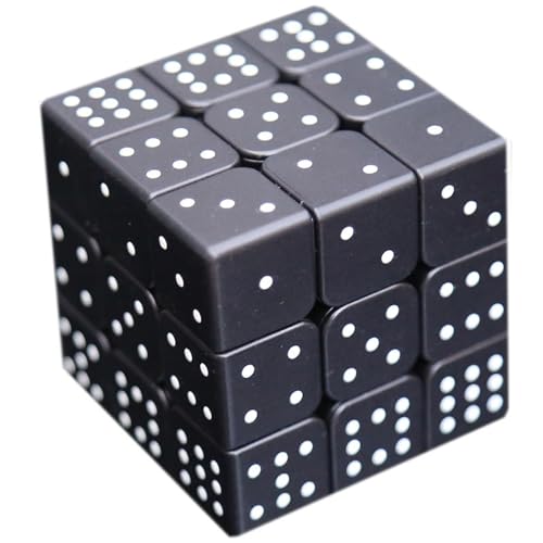 Speed Cube 3x3x3 3D Relief Effekt Braille Magic Cube Puzzle, Puzzles speziell für Blinde,4 von OSXXLAMZ