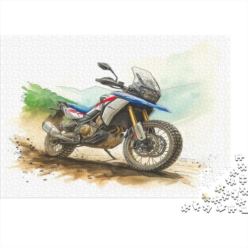 Kreuz-Country Motorcycle 1000 Teile Puzzle, Puzzles Für Erwachsene, 1000 Teile Puzzlespiel Für Jugendliche & Erwachsene Puzzlespiel Puzzel 1000pcs (75x50cm) von OTANIRPLE