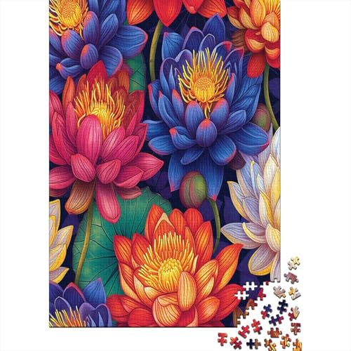 Lotus 1000 Teile,Impossible Puzzle,GesKükenlichkeitsspiel Für Die Ganze Familie, Erwachsenen Puzzlespiel Puzzel 1000pcs (75x50cm) von OTANIRPLE