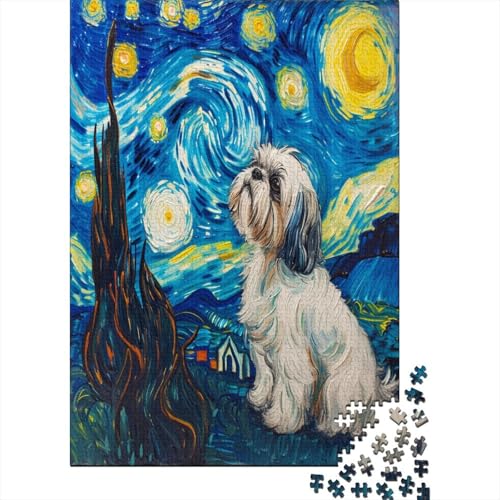 Shih Tzu. Puzzlespiel 1000 Teile Puzzle Für Erwachsene Und Kinder Ab 14 Jahren, Puzzle Erwachsenen Puzzlespi Puzzel 1000pcs (75x50cm) von OTANIRPLE