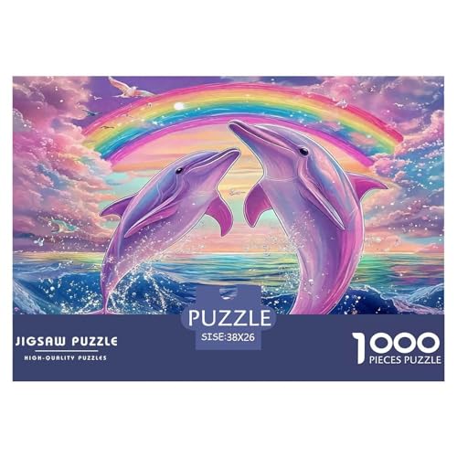 Lively Dolphin Puzzle Animal 1000-teiliges Klassische Puzzlespiele Für Erwachsene Teens Kinder 1000 Teile Geschenke Für Frauen,Geschenke Für Männer Geschenke Für Frauen,Geschenke Für Männer 38x26cm/10 Lively Dolphin Puzzle Animal 1000-teiliges Klassische Puzzlespiele Für Erwachsene Teens Kinder 1000 Teile Geschenke Für Frauen,Geschenke Für Männer Geschenke Für Frauen,Geschenke Für Männer 38x26cm/10 von OTBSDNKZZ