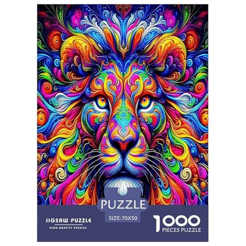 Löwen Puzzle König des Waldes 1000 Teiles Klassische Puzzlespiele Für Erwachsene Teens Kinder 1000 Teile Geschenke Für Frauen,Geschenke Für Männer Geschenke Für Frauen,Geschenke Für Männer 70x50cm/10 Löwen Puzzle König des Waldes 1000 Teiles Klassische Puzzlespiele Für Erwachsene Teens Kinder 1000 Teile Geschenke Für Frauen,Geschenke Für Männer Geschenke Für Frauen,Geschenke Für Männer 70x50cm/10 von OTBSDNKZZ