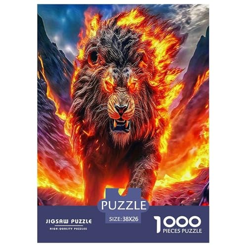 Löwen Puzzle König des Waldes 1000 Teiles Klassische Puzzlespiele Für Erwachsene Teens Kinder 1000 Teile Geschenke Für Frauen,Geschenke Für Männer Geschenke Für Frauen,Geschenke Für Männer 38x26cm/10 Löwen Puzzle König des Waldes 1000 Teiles Klassische Puzzlespiele Für Erwachsene Teens Kinder 1000 Teile Geschenke Für Frauen,Geschenke Für Männer Geschenke Für Frauen,Geschenke Für Männer 38x26cm/10 von OTBSDNKZZ