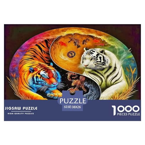 Yin Yang Tiger Puzzle Animal 1000-teiliges Klassische Puzzlespiele Für Erwachsene Teens Kinder 1000 Teile Geschenke Für Frauen,Geschenke Für Männer Geschenke Für Frauen,Geschenke Für Männer 38x26cm/10 Yin Yang Tiger Puzzle Animal 1000-teiliges Klassische Puzzlespiele Für Erwachsene Teens Kinder 1000 Teile Geschenke Für Frauen,Geschenke Für Männer Geschenke Für Frauen,Geschenke Für Männer 38x26cm/10 von OTBSDNKZZ