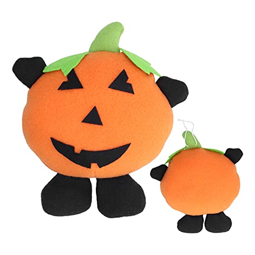 Kürbis-Plüschtier, Kreativ, Lustig, Gefüllt, Dekorative Puppe, für Zuhause, Halloween-Party (Orange) von OUCRIY