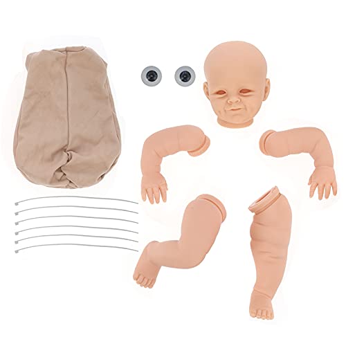 OUCRIY 21-Zoll-Reborn-Puppenbausätze, Lebensechte Puppenteile, Süße Weiche Gesichtsglieder, DIY-Reborn-Puppe von OUCRIY