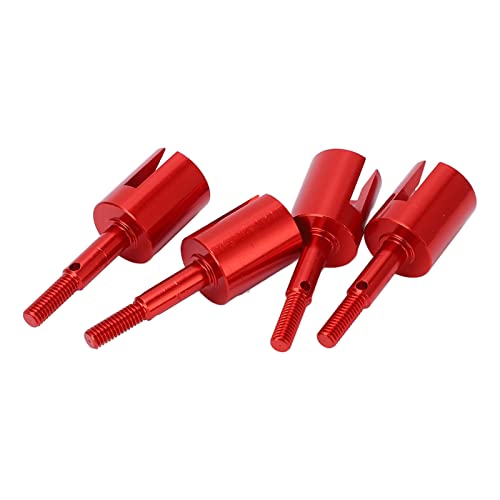 OUCRIY 4 Stücke RC Diff Cup Differential Dichtung Tasse Aluminium Upgrade Teil für TT02 1/10 RC Fahrzeug (Rot) von OUCRIY