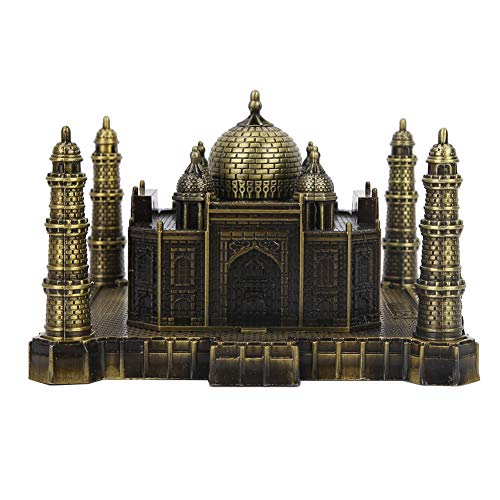 OUCRIY Decori Home 14×13×8 Indien Taj Mahal Modell Metall Welt Wahrzeichen Gebäude Modell Dekor Ornamente von OUCRIY