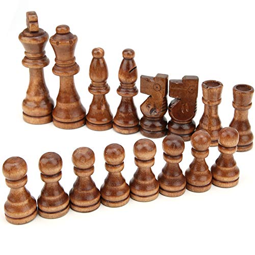 Schachfigur, Puzzle-Spielzeug aus Holz, Internationale Schachfigur ohne Brett, Eltern-Kind-Interaktionsspielzeug, für von OUCRIY