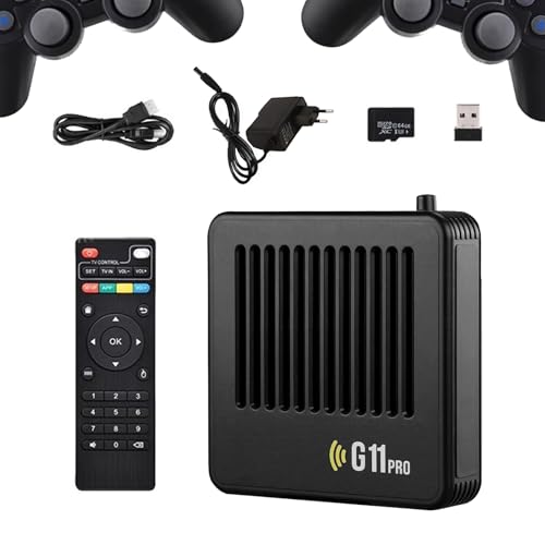 G11 Pro Game Box,Retrowave G11 Pro Game Box,Retrowave G11 Pro 4K + 128GB + 40,000 Retro Games,2025 New Wireless Retro Console,Plug & Play Video Games with 2 Wireless Dual Controllers von OUGPIU