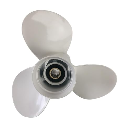 25-60 PS Propeller aus Aluminiumlegierung, Schiffs-Außenbordpropeller Ersetzen Sie Ihre Stütze(11 1/4X14-G) von OUHFCASN