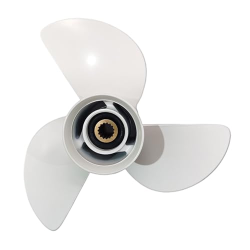 Außenbordpropeller 4-Takt-Marinepropeller aus Aluminiumlegierung mit DREI Blättern Ersetzen Sie Ihre Stütze(15P) von OUHFCASN