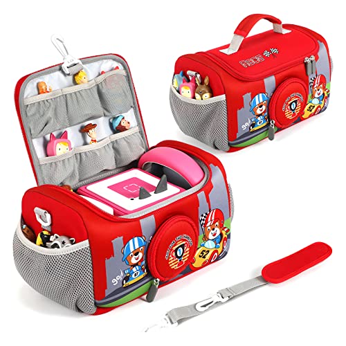 Tragetasche für Toniebox Starter Set, Aufbewahrungstasche für Toniebox Audio Player Tragebox für Toniebox Zubehör Reisetasche für Toniebox (Rot) von OUKNAK