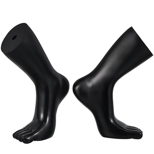 OUNONA 1 Paar Schaufensterpuppen-Fußsocken-Modell Weibliche Fußsocken-Display Kurze Strümpfe Knöchel-Armband Schmuck-Display-Ständer Für Zuhause Geschäft von OUNONA