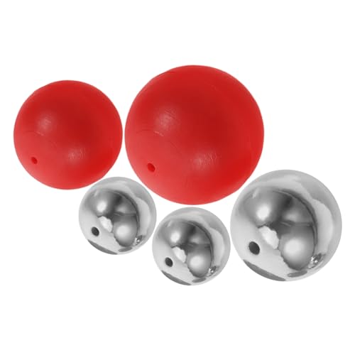 OUNONA 1 Satz Ball-set Mechanik-unterrichtsstütze Pendelkugelkomponenten Physik-pendelkugel Lehrmittel Pendelkugelbaugruppe Für Physikdemonstrationen Newton Wiegenpendelkugeln Plastik von OUNONA