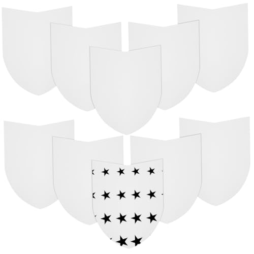 OUNONA 10 Stück Teiliges DIY Papierschild für Leichtes Stabiles und Sicheres Party Rollenspiel Accessoire Glatte Oberfläche für Bastelaktivitäten und Fantasievolles OUNONA 10 Stück Teiliges DIY Papierschild für Leichtes Stabiles und Sicheres Party Rollenspiel Accessoire Glatte Oberfläche für Bastelaktivitäten und Fantasievolles von OUNONA