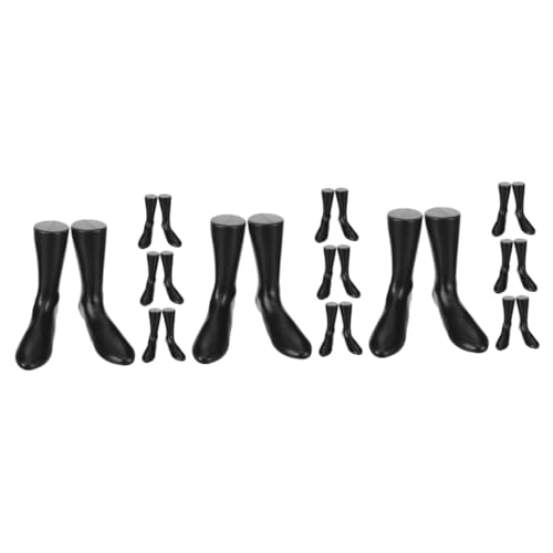 OUNONA 12 Stk Fußform-Schuhspanner Fußmodell Fußpuppe für Socken Form für Fußkettchen Fußsockenform Schmuckfußdisplay Fußpuppe für Fußkettchen Schaufensterpuppe Fuß Mannequin-Fuß Plastik von OUNONA