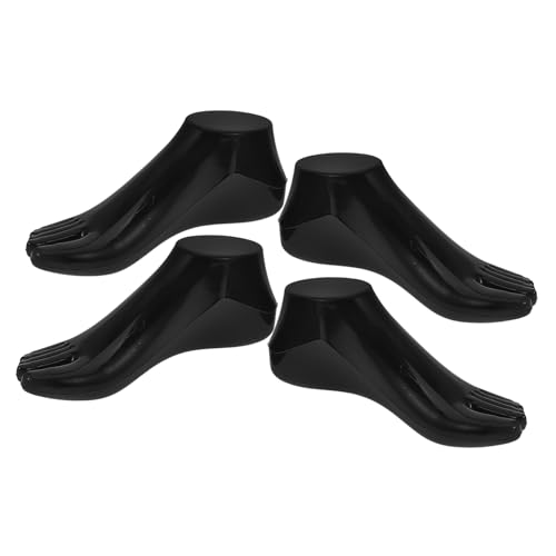 OUNONA 2 Paar Schuh-display-requisiten Schuhe Schuhspanner Für Männer Zubehör Socken Stiefelspanner Für Damenweite Babyfuß Schuhbaum Schuh-expander Schuhformer Gefälschter Fuß Black Pp von OUNONA