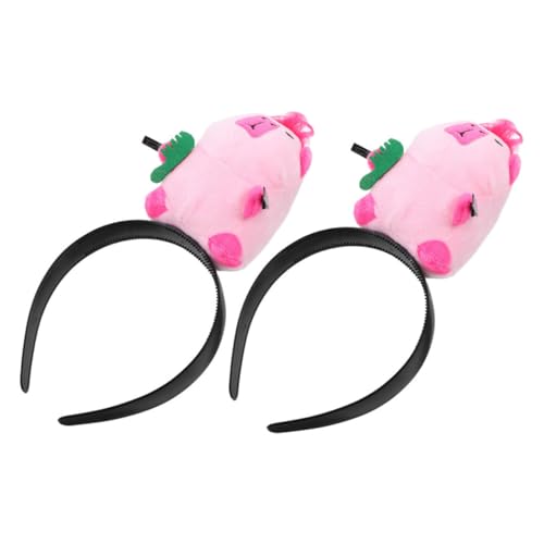 OUNONA 2 Stück Teiliges Capybara Haarreif aus Weichem Cartoon Kuscheltiere Stirnband für Party Kostüm Cosplay Niedliches Partyzubehör für Mädchen und Jungen Langlebig und Auffällig OUNONA 2 Stück Teiliges Capybara Haarreif aus Weichem Cartoon Kuscheltiere Stirnband für Party Kostüm Cosplay Niedliches Partyzubehör für Mädchen und Jungen Langlebig und Auffällig von OUNONA