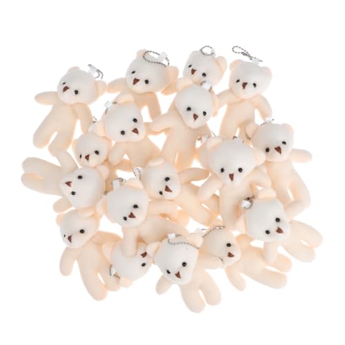 OUNONA 20 Stück Teddybär-Puppe Sachen hängend Mini-Bärenmasse Liebenswert Farbe Bär Schlüsselanhänger Netter Bärenschlüsselkette Mini-Plüschtiere Masse Minibär PP Baumwolle Beige OUNONA 20 Stück Teddybär-Puppe Sachen hängend Mini-Bärenmasse Liebenswert Farbe Bär Schlüsselanhänger Netter Bärenschlüsselkette Mini-Plüschtiere Masse Minibär PP Baumwolle Beige von OUNONA