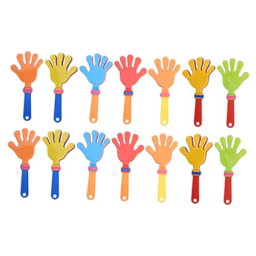 OUNONA 20 Stück Teiliges Kunststoff Handklapper Lärmmacher für Partyzubehör Bunte Handklatschen Einfache Bedienung Halloween Geburtstag Silvester Feier Spaß Zufällige Zufällige Farbe OUNONA 20 Stück Teiliges Kunststoff Handklapper Lärmmacher für Partyzubehör Bunte Handklatschen Einfache Bedienung Halloween Geburtstag Silvester Feier Spaß Zufällige Zufällige Farbe von OUNONA