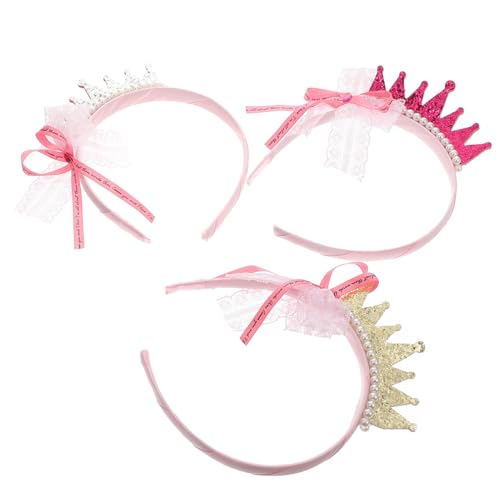 OUNONA 3 Stück Teiliges Mädchen Haarreif mit Diademen in Gold Silber und Rot Dekorativer Haarschmuck für Bequeme Party Stirnbänder für Geburtstag Festliche Anlässe und Fotoshootings OUNONA 3 Stück Teiliges Mädchen Haarreif mit Diademen in Gold Silber und Rot Dekorativer Haarschmuck für Bequeme Party Stirnbänder für Geburtstag Festliche Anlässe und Fotoshootings von OUNONA