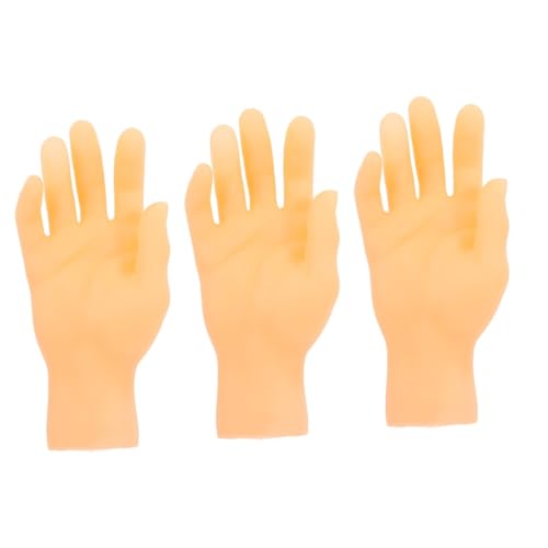 OUNONA 3St Handmodell-Requisiten Halter für Handschuhständer männliche Mannequinhand Mannequin-Hand Ringständer schaufensterpuppe Schmuckdisplay Künstliche Handpuppe Ringhandhalter Vinyl von OUNONA