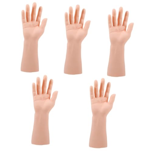 OUNONA 5 Stück Simulierte Männliche Handmodell Schaufensterpuppen Männliche Schaufensterpuppe Uhrenständer Displayregal Handmodell Displayständer Handschaufensterpuppe Handmodell von OUNONA