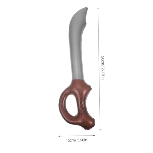 OUNONA 5 Stück Teiliges Aufblasbare Piratensäbel mit Griff Reißfestes Material für Kindergeburtstag Halloween und Piraten cosplay Party Dekoration OUNONA 5 Stück Teiliges Aufblasbare Piratensäbel mit Griff Reißfestes Material für Kindergeburtstag Halloween und Piraten cosplay Party Dekoration von OUNONA