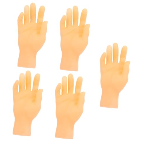 OUNONA 5st Handmodell-requisiten Künstliche Hand Schmuckhalter Fake-hand Zur Ringpräsentation Handschuhe Zur Schmuckpräsentation Ringhalter Gefälschte Hand Mannequin-hand Vinyl Khaki von OUNONA