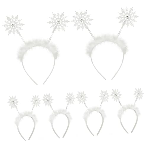 OUNONA 6 Stück Teiliges Schneeflocken haarband für Mädchen und Weihnachtliches Stirnband mit Elegantem Design für Weihnachtsfeier Kostüm Bühnenauftritt und Festliche Anlässe OUNONA 6 Stück Teiliges Schneeflocken haarband für Mädchen und Weihnachtliches Stirnband mit Elegantem Design für Weihnachtsfeier Kostüm Bühnenauftritt und Festliche Anlässe von OUNONA