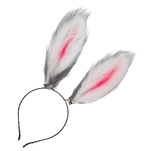 OUNONA Handgefertigtes Bunny Ears Headband aus Weichem Plüsch Charmantes Hasenohren Haarreif für Frauen Leichtes Stirnband für Ostern Karneval Kostümparty und OUNONA Handgefertigtes Bunny Ears Headband aus Weichem Plüsch Charmantes Hasenohren Haarreif für Frauen Leichtes Stirnband für Ostern Karneval Kostümparty und von OUNONA