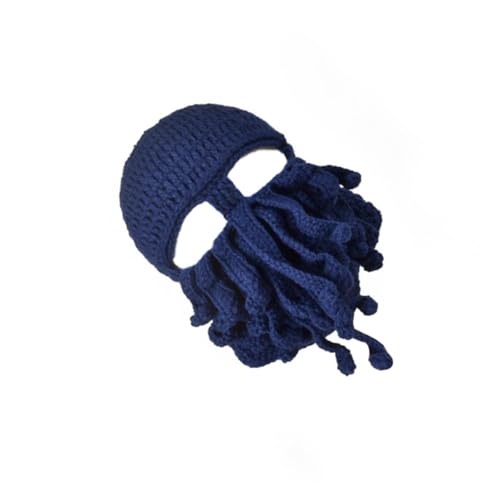 OUNONA Handgestrickte Octopus Mütze Unisex Häkelhut Elastisch Lustige Neuartige Kopfbedeckung Für Karneval Bühne Winter Warm OUNONA Handgestrickte Octopus Mütze Unisex Häkelhut Elastisch Lustige Neuartige Kopfbedeckung Für Karneval Bühne Winter Warm von OUNONA