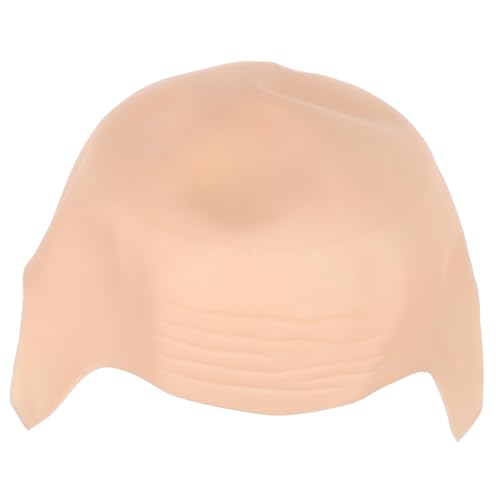OUNONA Realistische Dicke Glatzenkappe aus Hautfarbenem Gummi für Erwachsene Vielseitig Einsetzbar bei Halloween Cosplay Theater und Kostümpartys Realistische Glatzenoptik für Männer und OUNONA Realistische Dicke Glatzenkappe aus Hautfarbenem Gummi für Erwachsene Vielseitig Einsetzbar bei Halloween Cosplay Theater und Kostümpartys Realistische Glatzenoptik für Männer und von OUNONA