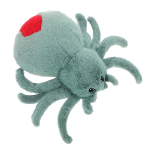 OUNONA Rote Schwanzspinne Kuscheltiere Ausgestopfte Spinnentiere Stofftierpuppe Gefüllte Spinne Ausgestopftes Tierspielzeug Stofftier Süß Ausgestopfte Spinnenpuppe Kleine Spinnen Plüsch von OUNONA