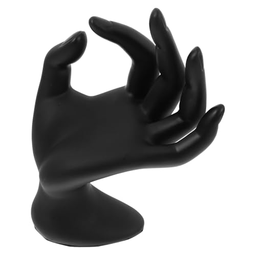 OUNONA Schmuckständer Desktop-schmuckregal Dekorativer Ringhalter Schaufensterpuppenhände Für Handschuhe Mannequin-handanzeige Desktop-ringcontainer Schmuckhalter Ringständer Plastik von OUNONA