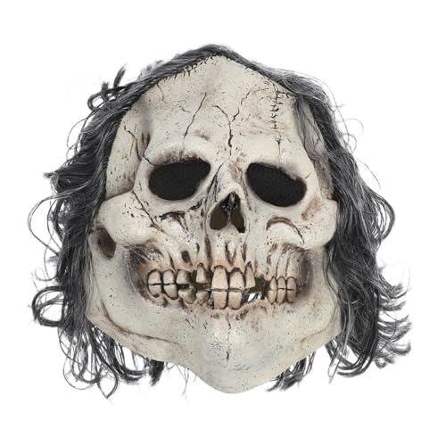 OUNONA Totenkopfmaske Gruselmaske Für Damen Dämonenmaske Totenkopf Geistermaske Cosplay Horrormaske Realistische Gruselmaske Gruselige Realistische Masken Horror Monstermaske OUNONA Totenkopfmaske Gruselmaske Für Damen Dämonenmaske Totenkopf Geistermaske Cosplay Horrormaske Realistische Gruselmaske Gruselige Realistische Masken Horror Monstermaske von OUNONA