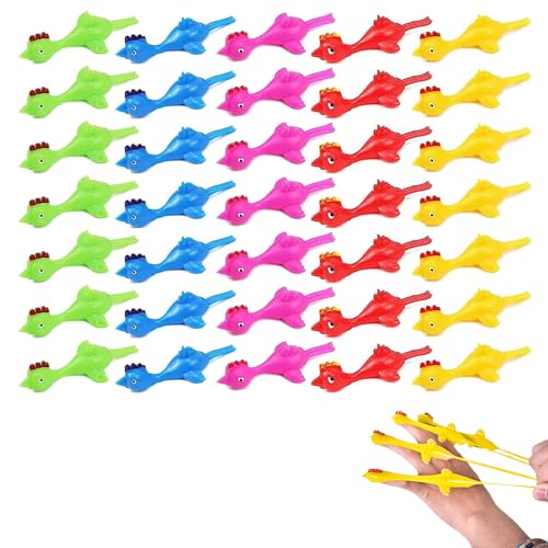 OUOQI 30pcs Finger Strecken Fliegende Hühner,Hühner Finger Fliegen,Fliegende Hühner Spielzeug Gummi,Flying Gummihuhn Slingshot,Spielzeug Neuheit Katapult Huhn,Schleuder Huhn Dehnbare Fliegende von OUOQI