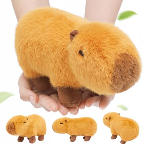 OUOZZZ Capybara Kuscheltier Klein, 22cm Niedlich Capybara Plüschtier Baby Capibara Stofftier - Geschenk für Kinder, Partei, Heimdekoration OUOZZZ Capybara Kuscheltier Klein, 22cm Niedlich Capybara Plüschtier Baby Capibara Stofftier - Geschenk für Kinder, Partei, Heimdekoration von OUOZZZ