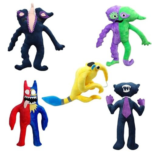 (5 Stücke) Garten von Banban 8 Flumbo, Banban Mr Dadadu Plüschtier, 10-Zoll-Riesen Josh Plüschtier, Fan-Geschenk mit weichem Monster schreckliche Stoffpuppe, erwachsene weiche Stofftierpuppe von OURDUOJIN