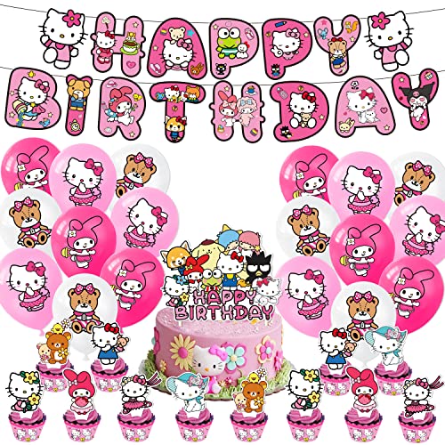 2024 beliebte Anime themed Geburtstagsparty Dekoration Requisiten, Ballon Set. Lächelnde Kreaturen Party Dekoration Ballons, DIGITAL CIRCUS Thema, Skibidi WC Thema, etc.(Mehrere Optionen verfügbar) von OURDUOJIN