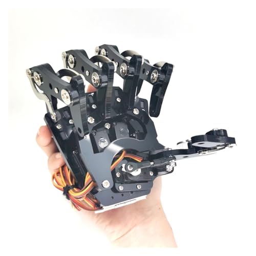 OURNXI 5 Dof-Roboterhand mit Servo, linker/rechter bionischer Handfläche, zusammengebauter Greifer for programmierbaren Roboter(Left Hand) von OURNXI