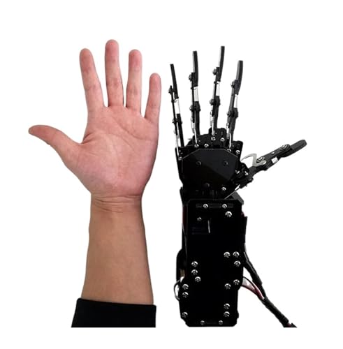 OURNXI Bionische Roboterhandfläche, Armroboter-Handgreifklaue, großer Drehmoment-Servofinger, 5-Finger-unabhängige Bewegung, Sekundärentwicklung(Right Hand with Controller) von OURNXI