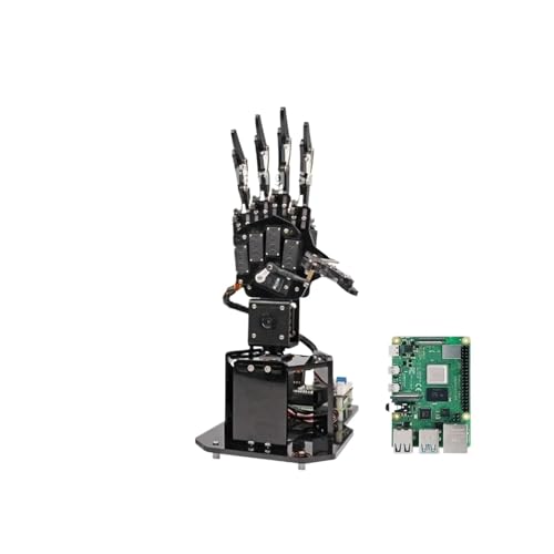 OURNXI STEM for AR-duino STM-32 Bionic Robot Palm Hand, Open-Source-Code 5-Hände-Lernset mit Griff/somatosensorischen Handschuhen(Rb Pi Set) von OURNXI