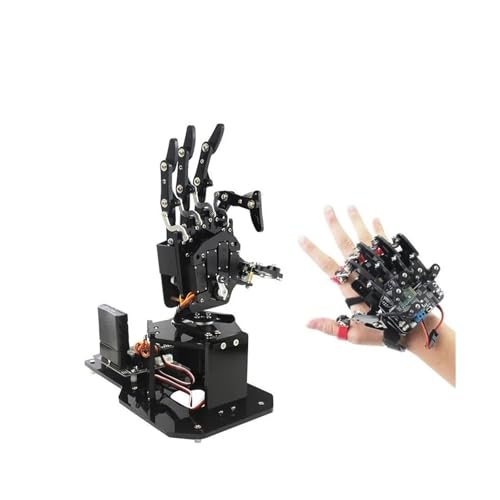 OURNXI STEM for AR-duino STM-32 Bionic Robot Palm Hand, Open-Source-Code 5-Hände-Lernset mit Griff/somatosensorischen Handschuhen(STM-32 Set with Glove) von OURNXI