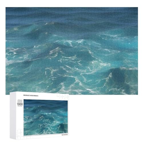 Bilderpuzzles für Erwachsene Holzpuzzles The Deep Blue Sea Personalisiertes Puzzle Fotopuzzle Hochzeitspuzzle Familientreffen Puzzles für Freund Geburtstag Hochzeit Geschenk von OURTEV