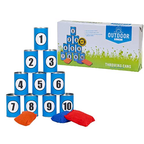 OUTDOOR PLAY 101227 Throwing Cans Toys, Multicolor von OUTDOOR PLAY