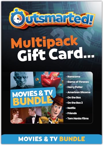 OUTSMARTED! The Live Family Quiz Show Brettspiel | Filme & TV Fragenbündel | Kategorie Multipack von OUTSMARTED!