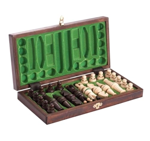 Internationales Schach Schach-Set, 30,5 X 30,5 cm, Holzbrettspiel, Schach, Handgefertigt, Für Reisen, Internationale Brettspiele Schachset von OUYUE